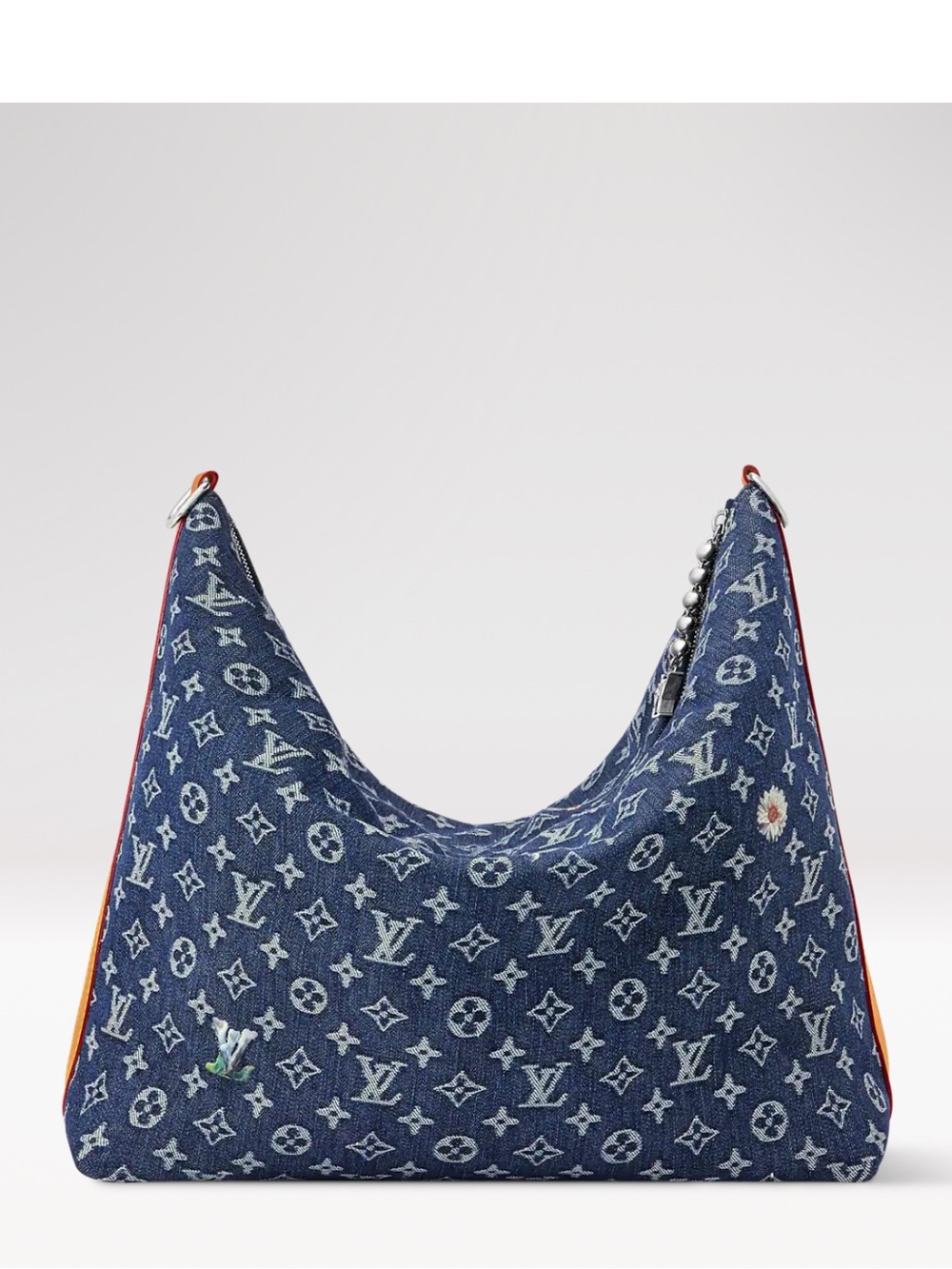 Limited Edition Vagabond Hobo Denim Flowers - Picture 5 of 11